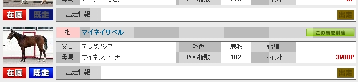 mypog指名マイネイサベル
